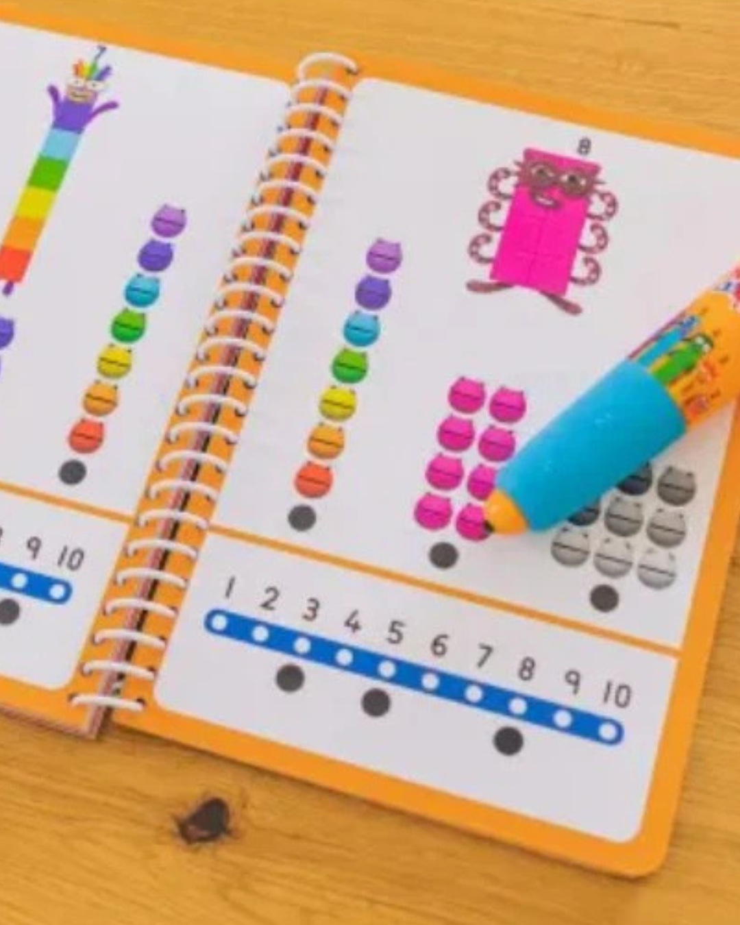 Educational Insights – Aktivitní sešit Hot Dots Numberblocks 11–20 a interaktivní pero